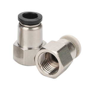 Acoplamiento Neumático de Conexión Rápida con Rosca Interna Recta PCF6-01/8-02/10-03/12-04 Acoplamiento para Manguera de Aire de 8 mm - Product Image 1