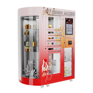 Cao cấp thương mại thông minh xoay Quà Tặng Máy bán hàng tự động với cửa sổ kính lớn từ xa hệ thống Android - Product Image 3
