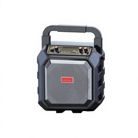 Microphone Karaoké Portable d'Extérieur Grande Capacité Great Wall 63 pour la Danse Carrée, Réponse en Fréquence 60Hz-15KHz