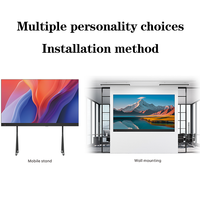 Pantalla LED de señalización digital para interiores de 55/65/75/85 pulgadas todo en uno con máquina plegable de 5 años de garantía