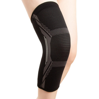 Genouillère de sport en nylon tricoté pour le basketball, la course à pied, avec sangle rotulienne, protection du ménisque, soin des articulations pour hommes et femmes, cyclisme