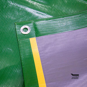 Bâche PVC à rayures vertes et blanches <span class=keywords><strong>pour</strong></span> la couverture d'auvent de café - Product Image 3