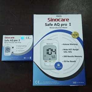 Moniteur de glycémie numérique Sinocare Safe AQ Pro I, lecteur de glycémie Sinocare, bandelettes de test pour diabétiques - Product Image 4