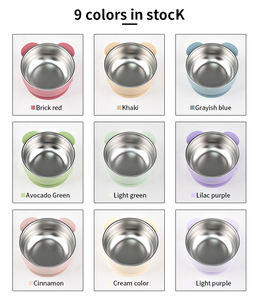 Tazón de Alimentación para Bebés Multifuncional Anti-escaldaduras de Acero Inoxidable 304, a Prueba de Fugas, Apto para Lavavajillas, Fácil de Limpiar - Product Image 6