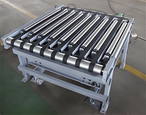 Déviateur de convoyeur à rouleaux motorisé à 90 degrés, 4 voies, avec <span class=keywords><strong>roue</strong></span> de transfert escamotable - Product Image 2