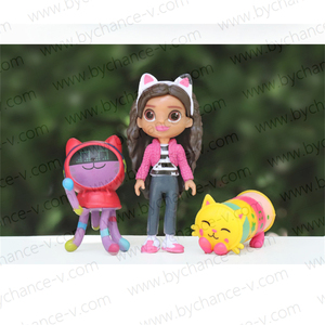 Accesorio <span class=keywords><strong>de</strong></span> <span class=keywords><strong>Casa</strong></span> <span class=keywords><strong>de</strong></span> <span class=keywords><strong>Muñecas</strong></span> con Diseño <span class=keywords><strong>de</strong></span> Gato Kawaii, Figura <span class=keywords><strong>de</strong></span> Animal en Miniatura, Adorno para Cupcakes, Artículos para Fiestas - Product Image 5