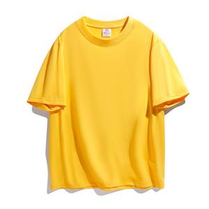 Venta al por mayor de logotipo personalizado de alta calidad 100% algodón de manga corta de gran tamaño liso Camiseta de manga caída del hombro Unisex camisetas en blanco - Product Image 4