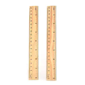 Student wood Rulers school Office supplies Measuring Ruler custom 15 20cm Straight Ruler