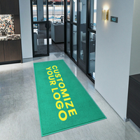 Tapis personnalisés imprimés avec logo et base en caoutchouc, paillasson d'entrée, tapis de bienvenue, tapis personnalisé avec logo, tapis avec logo sur mesure