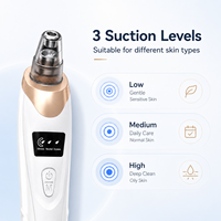 Aspirateur électrique pour points noirs, nettoyeur de pores du visage, nettoyage en profondeur, rechargeable, machine de soin de la peau par aspiration pour le visage et le nez