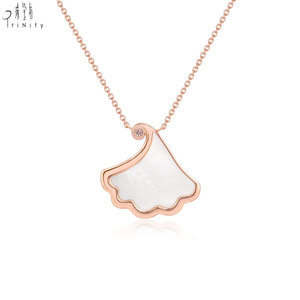 คอลเลคชั่นใหม่ สร้อยคอไข่มุกขาวธรรมชาติสุดหรู ประดับเพชรแท้ธรรมชาติ ทองคำแท้ 18K - Product Image 3