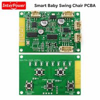 Chaise à bascule intelligente pour bébé PCB IR 433 2.4G Solution PCBA à télécommande Balançoire multi-vitesses Minuterie musicale Appareil de maternité OEM ODM