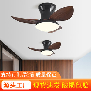 <b>Ceiling</b> Fan <b>Light</b> With Led 25 Inch Flush Mount For Hallway Bedroom Silent Inverter App <b>Control</b> - Product Image 3
