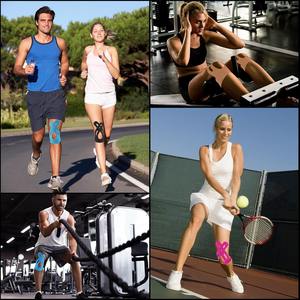 Fabrieksprijs 25Cm * 22Cm Voorgesneden Kinesiologie Tape Kniebeschermingspleisters Voor Spieren Ideaal Voor Het Uitvoeren Van Medische Zorg - Product Image 5