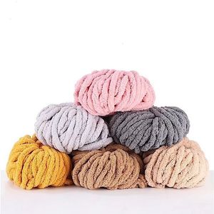 ไหมพรมเชนิลล์ไมโครไฟเบอร์หนา 2 ซม. สำหรับถักผ้าห่ม ขายส่ง - Product Image 2