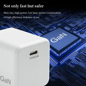 Cargador rápido Gan de 45W para teléfono móvil, adaptador y cargador para Android, <span class=keywords><strong>Samsung</strong></span>, Macbook Pro - Product Image 4