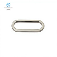 Boucles ovales métalliques de 38 mm pour sangles de sac à main, crochets de ceinture de bagage réglables, accessoires de quincaillerie pour loisirs créatifs