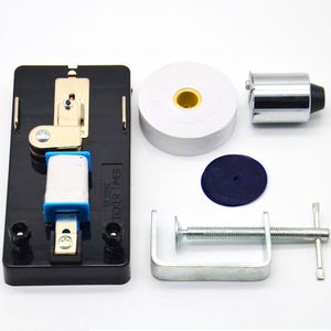 Ensemble complet de minuteur électromagnétique comprenant du ruban adhésif, du papier carbone et des pinces ; pour expériences de physique au lycée - Product Image 1