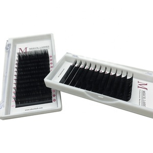 Plateau d'extensions de cils classiques en <span class=keywords><strong>soie</strong></span> de cachemire, fait main, facile à poser, pour volume mixte, sous marque privée, fournitures pour extensions de cils - Product Image 2