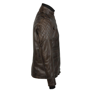 2026 OEM Wholesale Custom Cowhide Leather <b>Jacket</b> Breathable Lightweight Comfortable Leather <b>Jacket</b> - Product Image 4