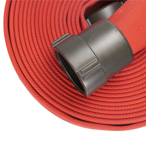 สายดับเพลิงแบบหุ้มชั้นเดียว ขนาด 2 นิ้ว 200psi สีขาว พร้อมวัสดุ TPU สำหรับต่อกับหัวจ่ายน้ำดับเพลิง - Product Image 5
