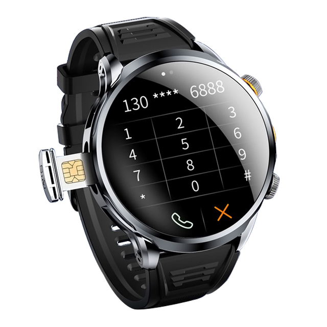 Android Smart Watch 4G Sim Card Slot NFC WiFi GPS Navigation Ram 3gb Rom 32gb 1100mAh Round Mobile Phone Smartwatch with Camera