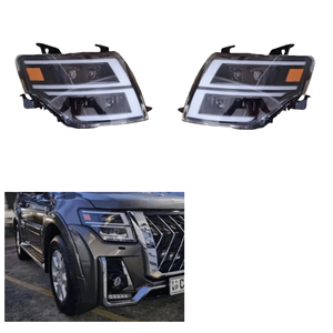 ชุดตัวถังรถสำหรับ Pajero <span class=keywords><strong>2023</strong></span> 2024 V93 V97อัปเกรดชุดประกอบกันชนหลังภาพวาดสีรองพื้นกระจังหน้า LED สีดำป้องกันการชน - Product Image 4