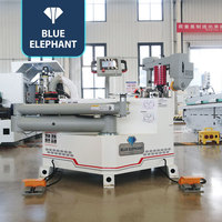 Machine automatique de chantournage et de découpe de bords courbes pour meubles, application de colle en un seul geste, en vente