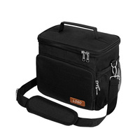 Sac Isotherme CHROIS pour Plats à Emporter, en Tissu Oxford Imperméable, Pliable, avec Doublure en Feuille d'Aluminium, pour Pique-nique en Extérieur, Personnalisable
