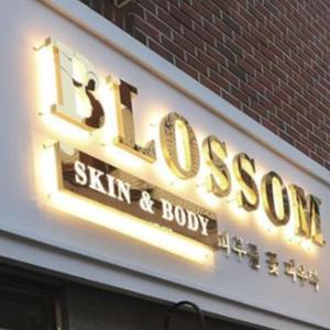 Enseigne lumineuse personnalisée pour boutique en plein air, lettres en acier inoxydable, lettres 3D rétroéclairées, enseigne lumineuse à LED - Product Image 1