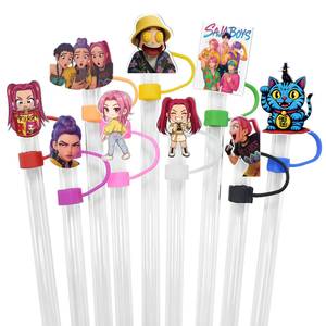 Nita KPOP - Tapas de Silicona Ecológicas con Certificación CE/EU de 10 mm para Pajitas, Adornos para Pajitas de Beber, Accesorios para Bares - Product Image 2