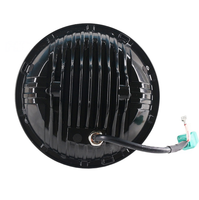 Pour Jeep Wrangler 75W rond 7 pouces phare moto phare LED avec blanc haut/bas faisceau DRL couleur éclairage automobile