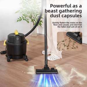 <span class=keywords><strong>Aspirateur</strong></span> industriel à piles ultra puissant 1000w 15l sec humide 4 roues pour usage domestique hôtel portable - Product Image 5