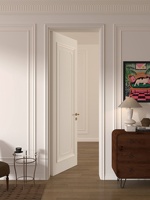Porte intérieure en bois laquée insonorisante, finition lisse, style moderne et minimaliste, pour maison, chambre, hôtel