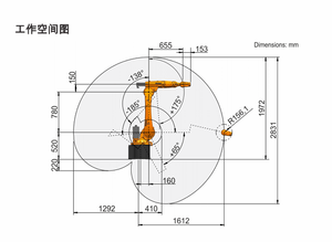 Brazo Mecánico Robótico Industrial Cúbico de Hierro Fundido Kr22 R1610-2, en Oferta - Product Image 2