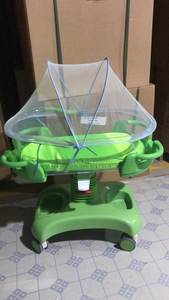 Xe đẩy em bé đa năng, chất liệu ABS, dành cho sản khoa & phụ khoa, bán buôn nhà máy, có kèm màn chống muỗi - Product Image 2