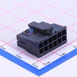 430251200 Housing (Wire-to-Board / Wire-to-Wire) P=3mm Connector 2x6P 3mm Micro-Fit (MX 3.0) 3mm - Product Image 1