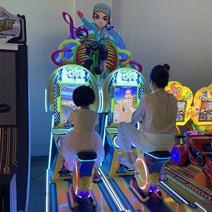 Vélo à pièces Fitness Sport Vélo <span class=keywords><strong>Jeu</strong></span> Vidéo Arcade Racing Machine Machine Deux Joueurs <span class=keywords><strong>En</strong></span> <span class=keywords><strong>Ligne</strong></span> Vélo <span class=keywords><strong>Jeu</strong></span> Machine pour Enfants - Product Image 4