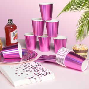 Ensemble <span class=keywords><strong>de</strong></span> vaisselle pour fête, assiettes <span class=keywords><strong>en</strong></span> <span class=keywords><strong>papier</strong></span> jetables, gobelets, couteaux, fourchettes, cuillères, pailles, ensemble <span class=keywords><strong>de</strong></span> <span class=keywords><strong>table</strong></span> à manger pour les fêtes d'anniversaire sur le thème des sirènes - Product Image 5