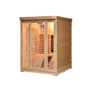 Xông Hơi Truyền Thống 2 Người 2760W Canada Hemlock Đốt Gỗ Với Phụ Kiện Xông Hơi Nóng - Product Image 1