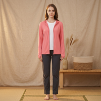 Vêtement de protection solaire UPF50+ en soie glacée pour femme, grande taille, léger, respirant, infroissable, à capuche, coupe ample, transfrontalier