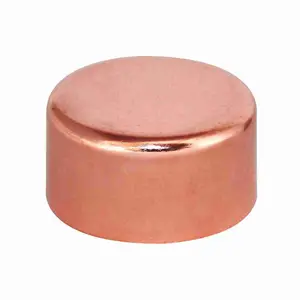 1 tapa de cobre de 3/8 ", tapa de extremo CxC para tubos y tuberías