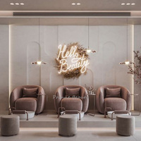 Suministros de uñas de lujo de estilo barroco salón de spa sofá de masaje sin tubería Estación de pedicura spa de pies