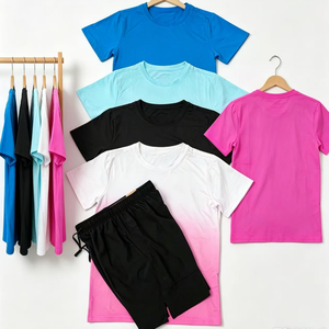Vêtements de sport pour hommes, ensemble t-shirt de course, shorts de sport respirants, vêtements de fitness, vente <span class=keywords><strong>en</strong></span> gros - Product Image 5