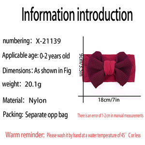 Nueva Diadema con lazo para bebés y niños pequeños, pañuelo para la cabeza transpirable para niños, pelo suave para bebés - Product Image 6