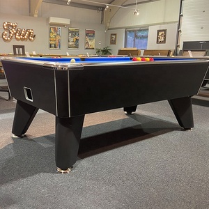 Mesa de Billar de Pizarra de Lujo, Elegante, que Funciona con Monedas, con Alta Estabilidad para Uso Comercial en Interiores, Diseño de Aspecto Contemporáneo - Product Image 3