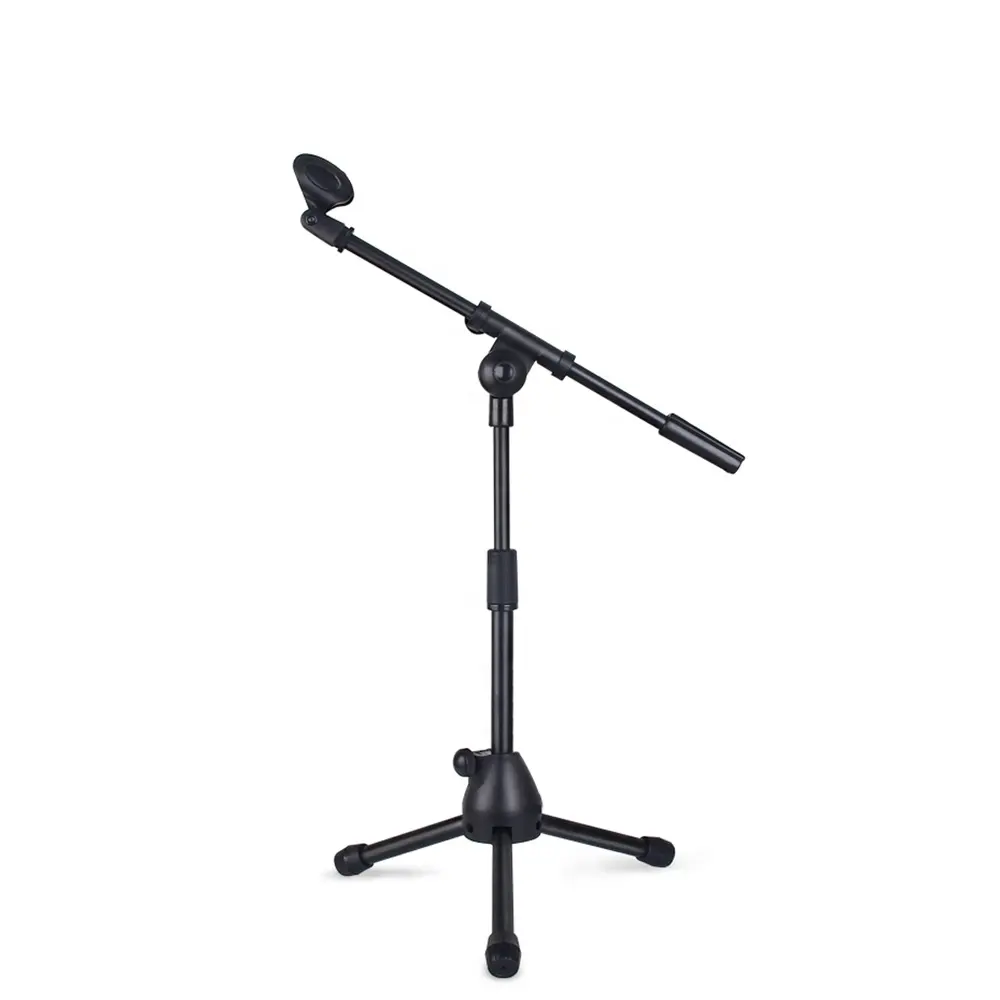 Professional tripod adjustable floor microphone stand for Radio Broadcasting Studio Adjustable Stage Microphone Stand Tripod