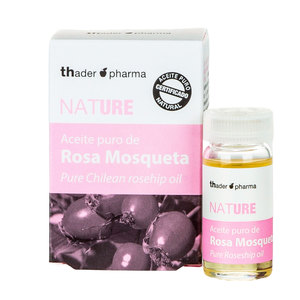 Huile de rose musquée pure Thader Pharma 10 ml, sérum certifié naturel pour le soin de la peau - Product Image 1
