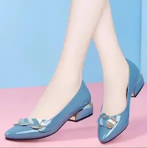 Высококачественные элегантные туфли-лодочки без застежки на плоской подошве, женские удобные туфли из искусственной кожи на плоской подошве