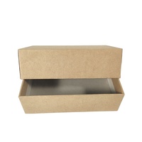 Boîte cadeau rigide de luxe en deux parties, boîte en papier kraft personnalisée, emballage cosmétique, boîte à bijoux, boîte rigide avec couvercle et base pour bague, collier